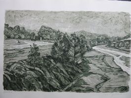 Diggelmann Alex Walter  LITHOGRAPHIE SIGNIERT