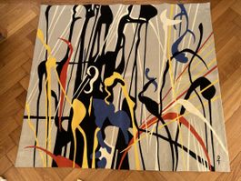 Tapisserie Aubusson signée Ronald Kocher 1982