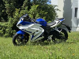 Wottan GP2 125ccm Blau Weiss