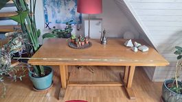 GRATIS Massivholztisch Girsberger, retro