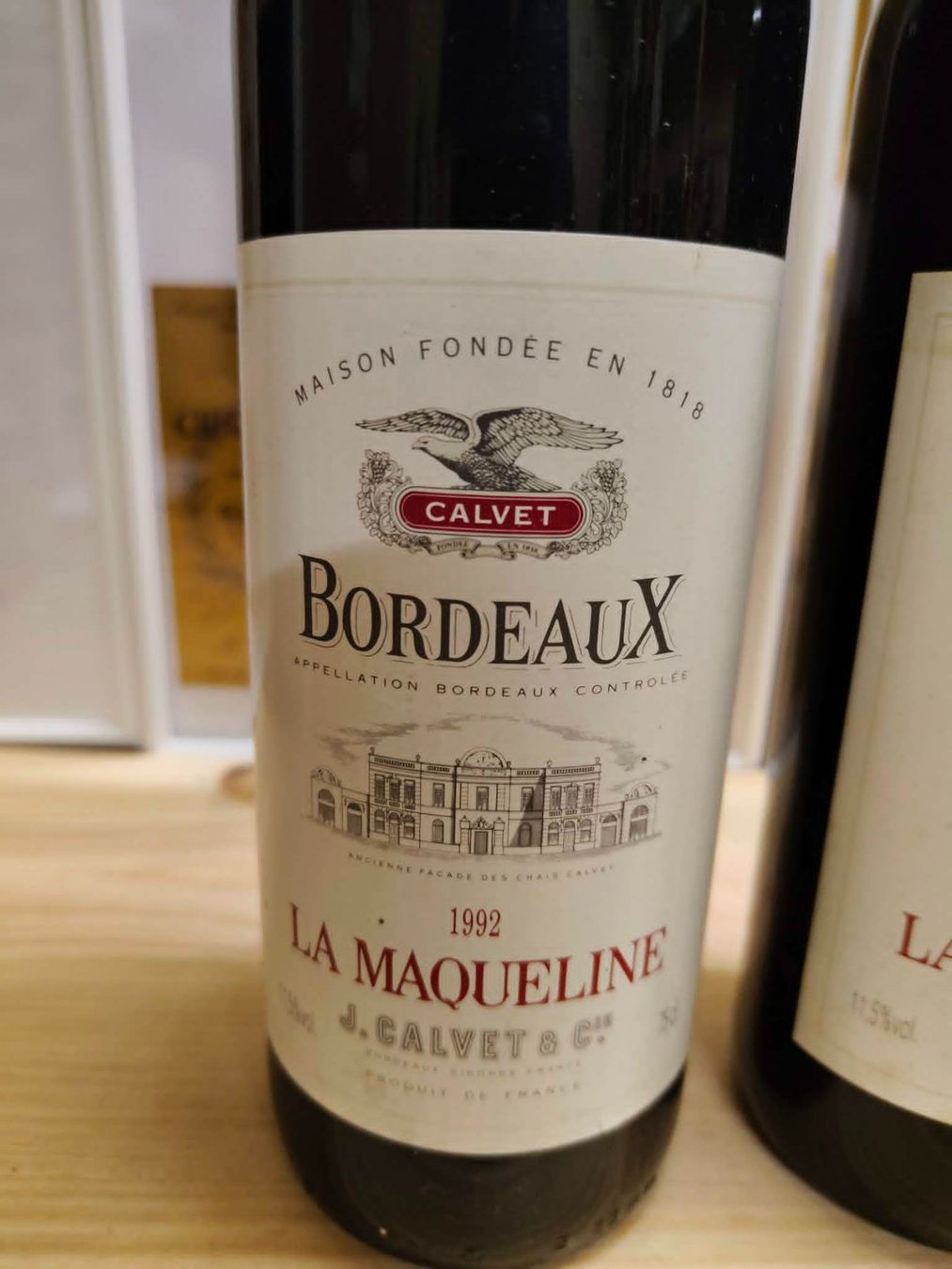 Vino: 2x 1992 LA MAQUELINE BORDEAUX – Nuovo e nell'imballaggio originale da Münchenstein venduto da weinundspirituosen 2
