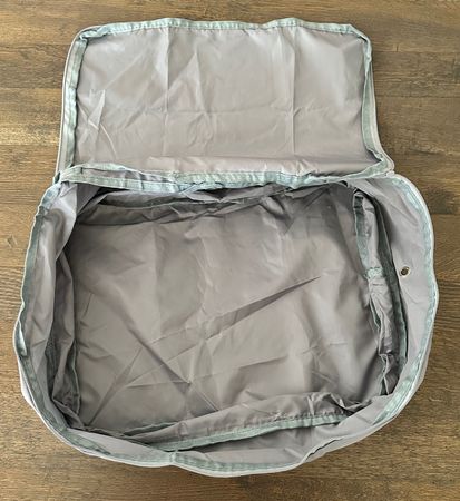 3 x Kleider-Tasche für Koffer mit Reissverschluss, Grau, Neu