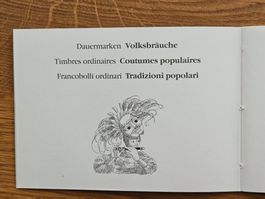 Volksbräuche Büchlein mit allen 4er Blöcken 3.--