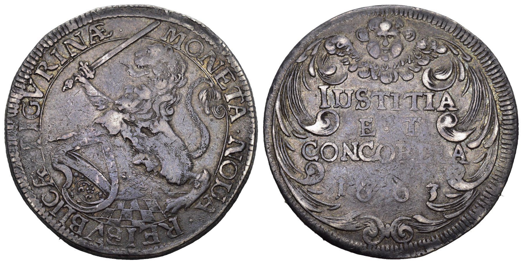 Medaillen: Zürich 1663 – Gebraucht aus Bern von numismatictops