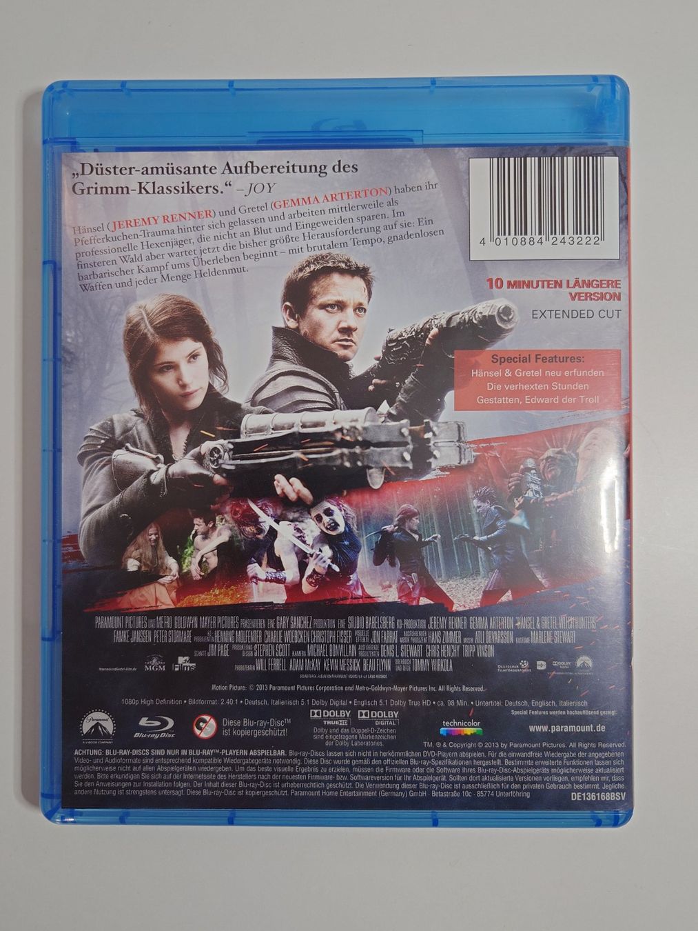 Tutti i DVDs: Hänsel und Gretel Hexenjäger Blu-Ray – Usato da Kaiseraugst venduto da flo_ydd2 1