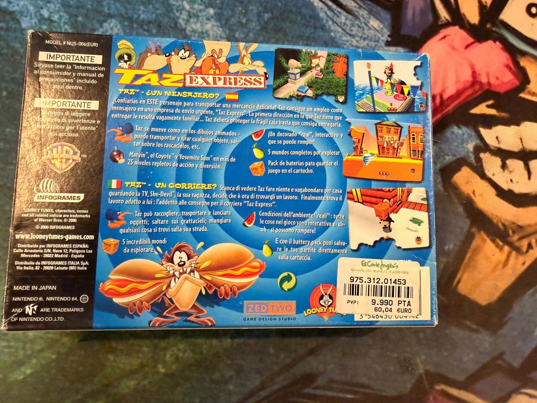 Nintendo Jeux: Taz Express Nintendo 64 – D'occasion à Giubiasco par Tici__nerd_Giubiasco 1
