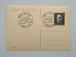 1943 Postkarte Zum Gedenken Robert Koch