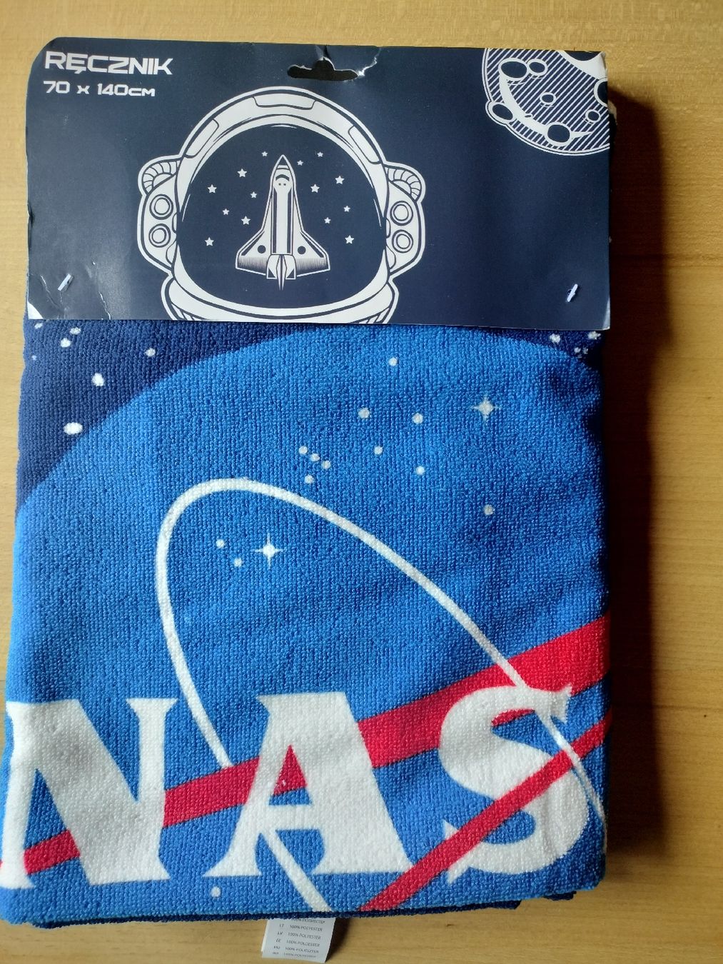 Teli da bagno: Badetuch, NASA, Amerika – Nuovo e nell'imballaggio originale da Schwanden Sigrisw venduto da len_9yqg