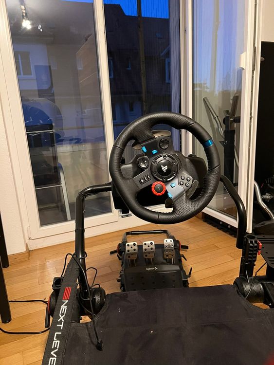 Sim Racing Set: Logitech G29 + GTLite Cockpit + Shifter + Ad (Gebraucht ...