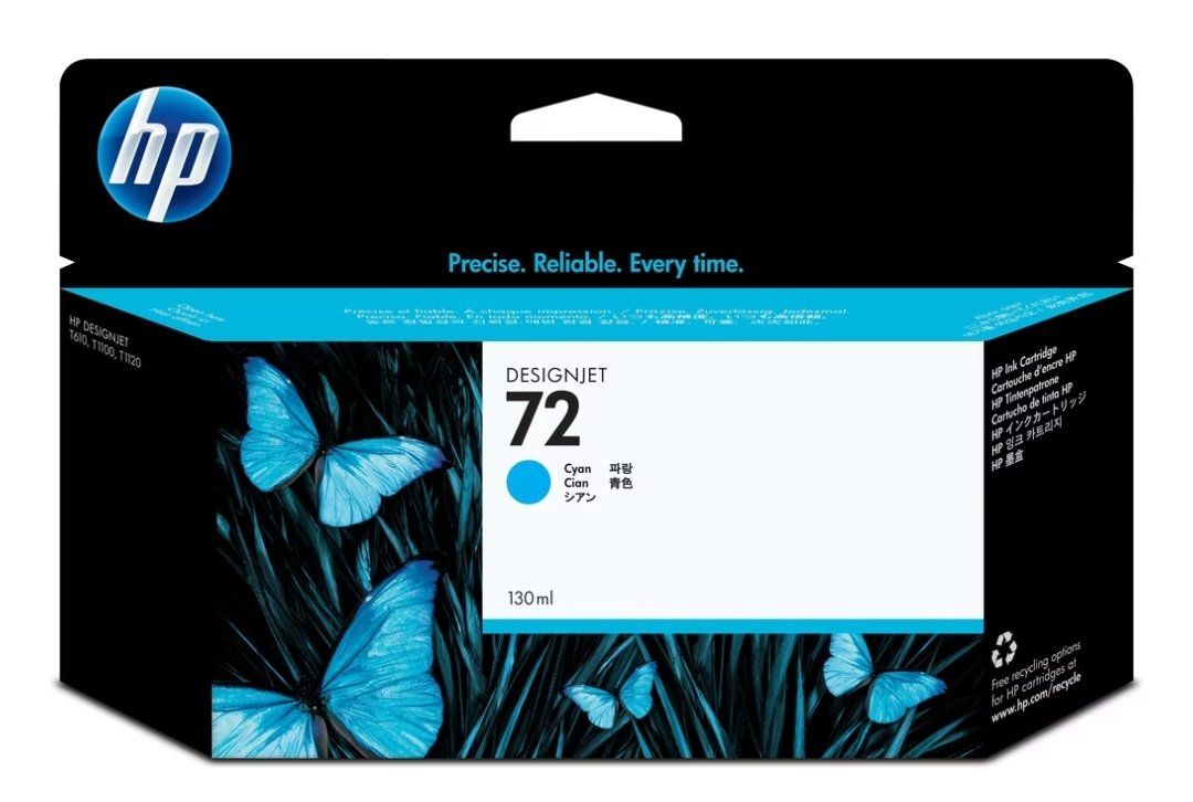 Hewlett Packard Cartucce per stampanti & toner: HP 72 Cyan – Nuovo e nell'imballaggio originale da Horw venduto da JCB_Ge