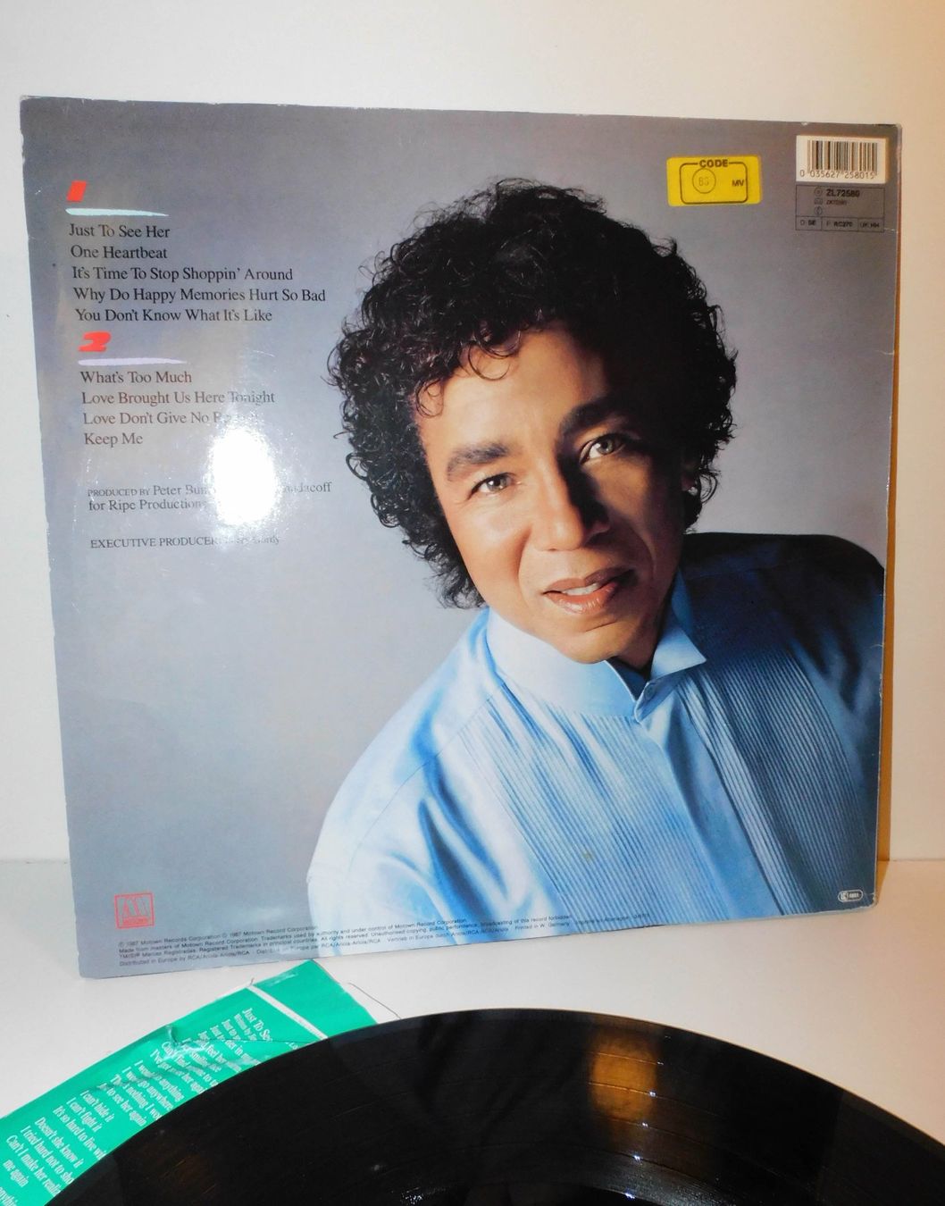 Dischi in vinile: Lp - Smokey Robinson - 1987   Lp – Usato da Sursee venduto da 76 3