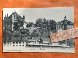 Alte Ansichtskarte Lausanne - Le Château, ungelaufen.