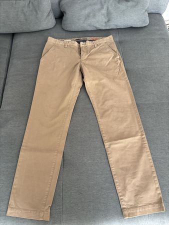 Herren Chino ALBERTO hellbraun Grösse W33 L32 Pima Cotton