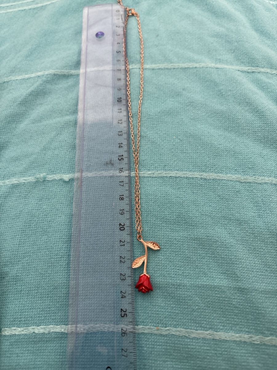 Ketten: Kette mit roter Rose Anhänger  – Gebraucht aus Zürich von Sundaygirl 2