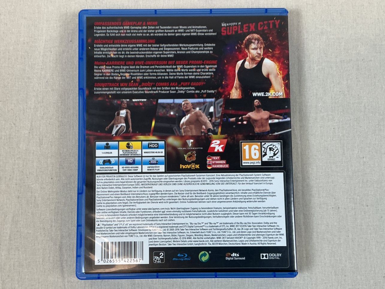 WWE Spiele: PLAYSTATION 4 GAME "WWE 2K17" – Gebraucht aus Richterswil von Restwert_Richterswil 2