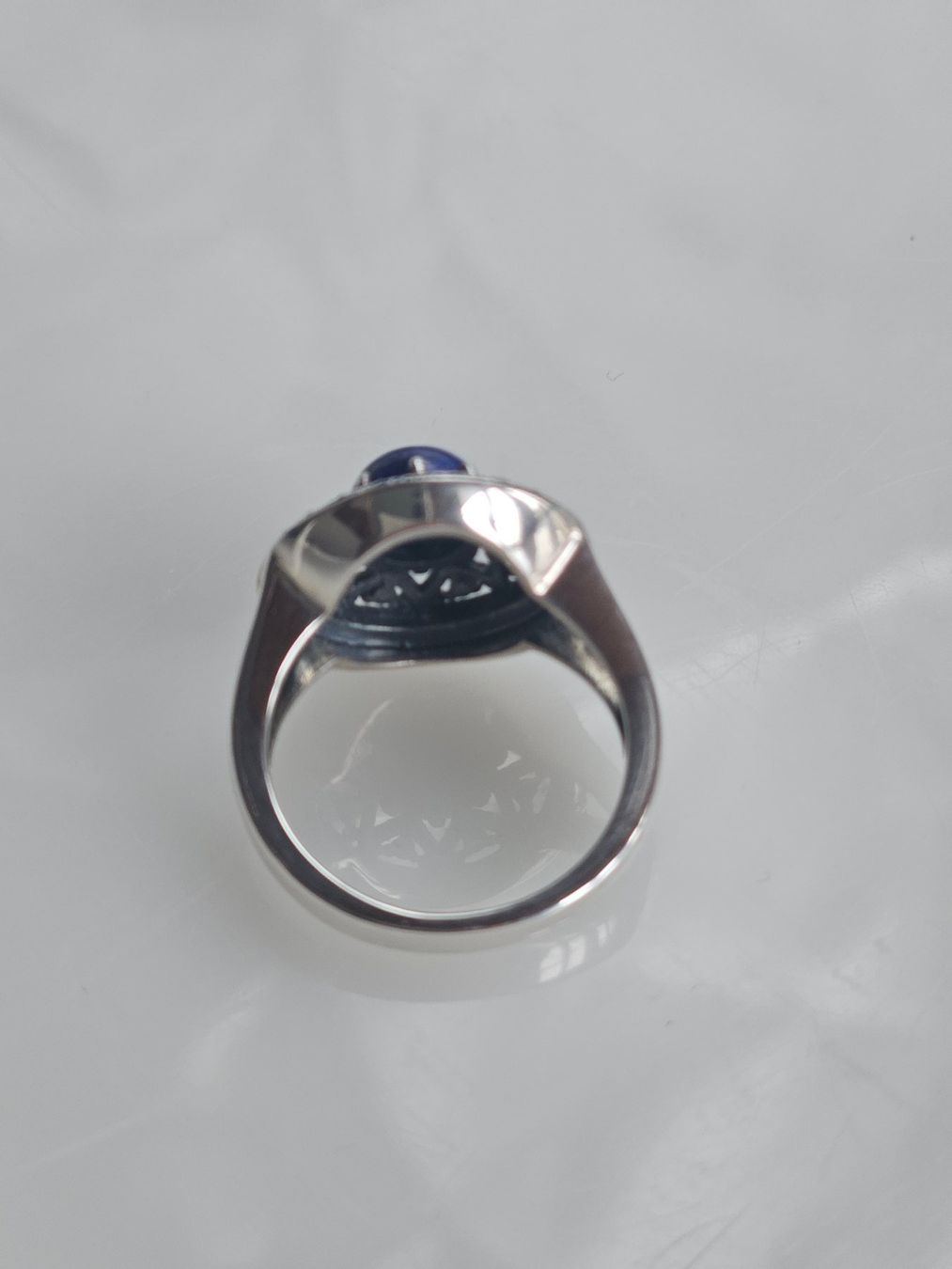 Anelli: Ring aus Silber mit Lapislazuli – Nuovo (secondo la descrizione) da Winterthur venduto da ste_tcx5 4