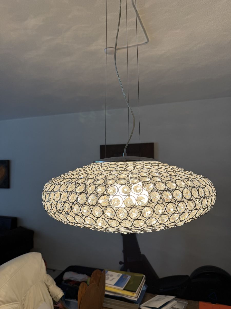 Lampade: Glanzvolle Kristall Hängeleuchte Lampe – Usato da Gockhausen venduto da Lauvja 1