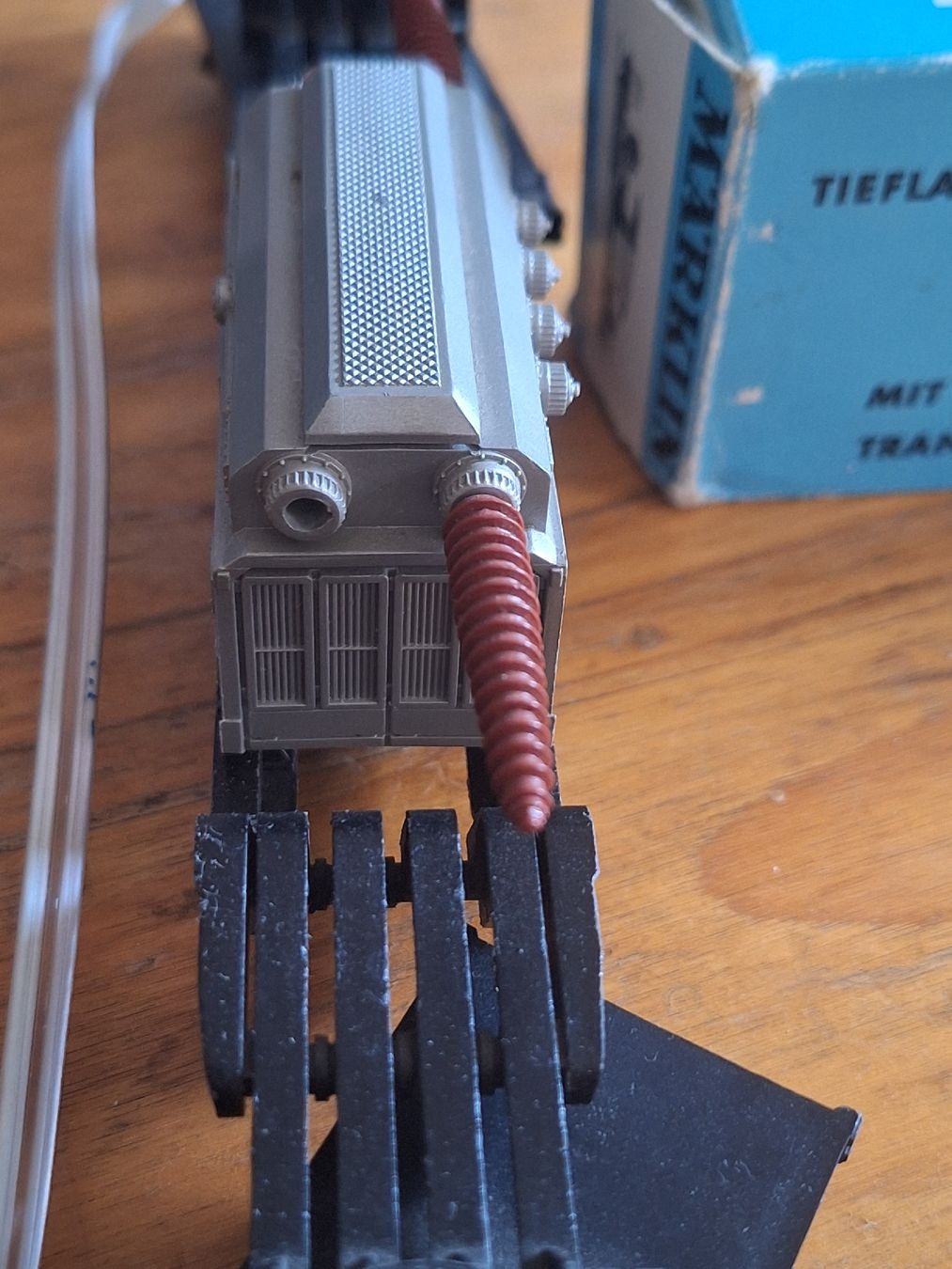 Märklin Modellini di ferrovie: Märklin Tiefladewagen – Usato da Heerbrugg venduto da Gjupi 1
