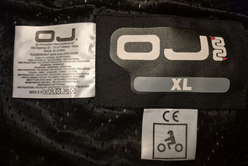 Hosen: Pantaloni moto OJ con protezioni – Gebraucht aus Mendrisio von RiccardoMarengo 3
