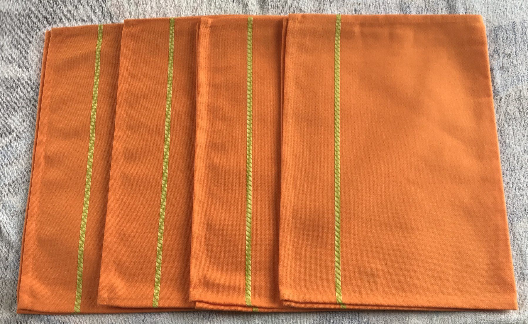 Tischset: 4 TISCHSETS ORANGE NEU UND ORIGINALPERPACKT – Neu und originalverpackt aus Ostermundigen von wini63 2