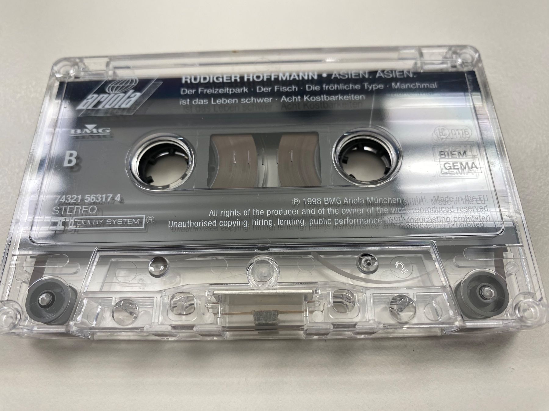 Musicassette: Rüdiger Hoffmann - Asien. Asien. - Kassette – Usato da Fällanden venduto da BasilFawlty 3
