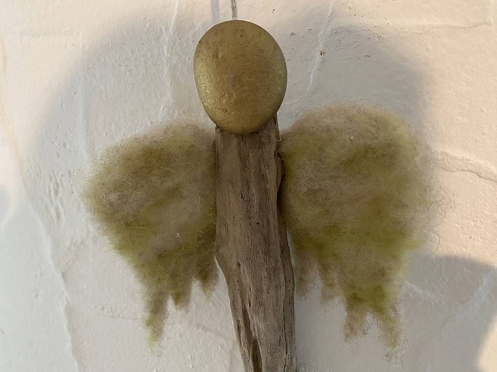 Tutte le decorazioni: Schwemmholz Engel  – Usato da Hubersdorf venduto da Beatrice60 1