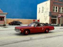 Dodge Monaco Feuerwehr Chicago ausverkauft b Brekina H0 1/87