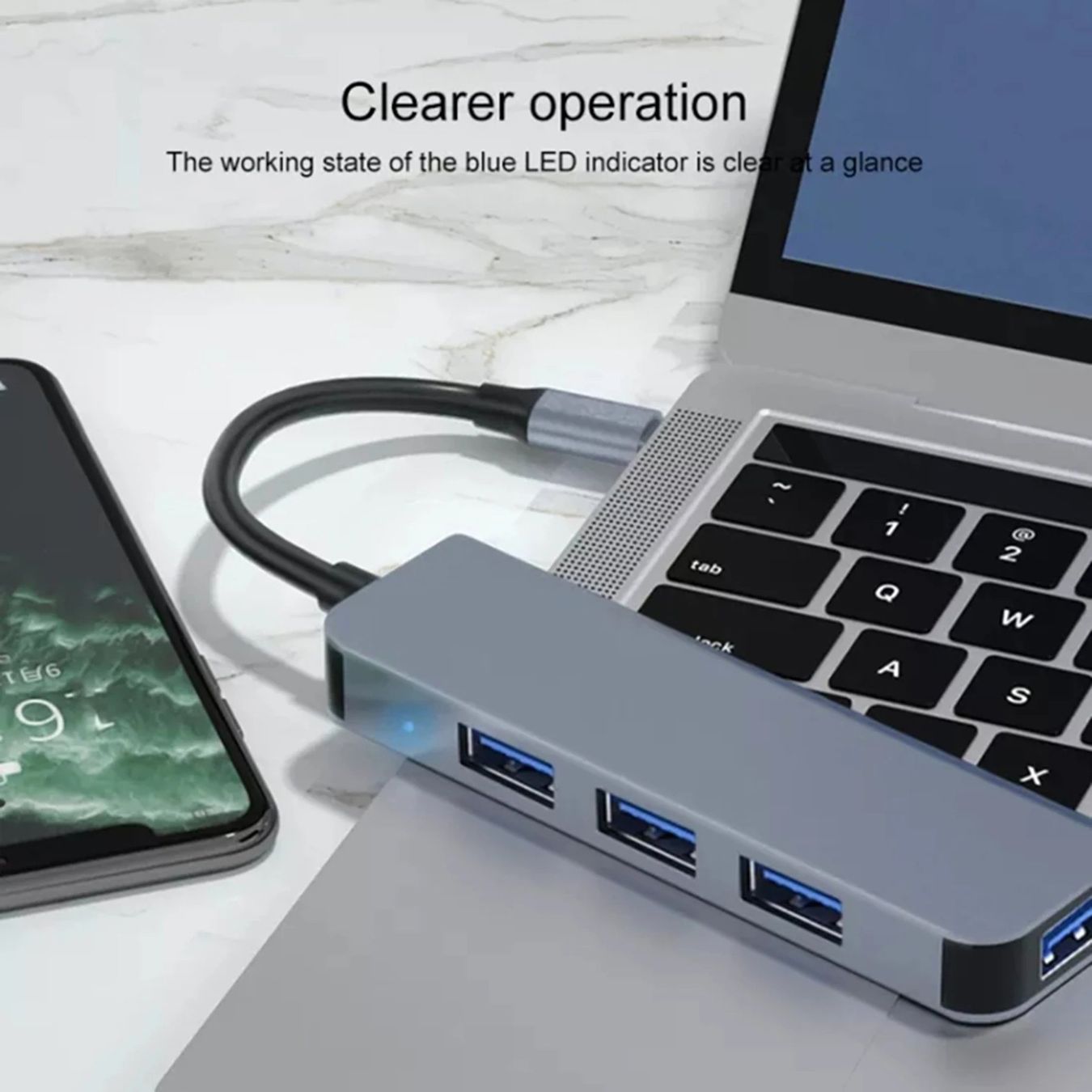 Hub & Switch: USB HUB 3.0 Adapter 4 Ports 5 Gbits PC Computer Splitter – Nuovo e nell'imballaggio originale da Rickenbach b. Wil venduto da Mysterion4 2