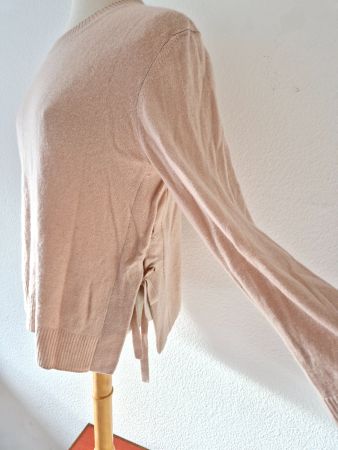 KASCHMIR CASHMERE PULLI PULLOVER M 38 VINCE BEIGE TOP SOFT