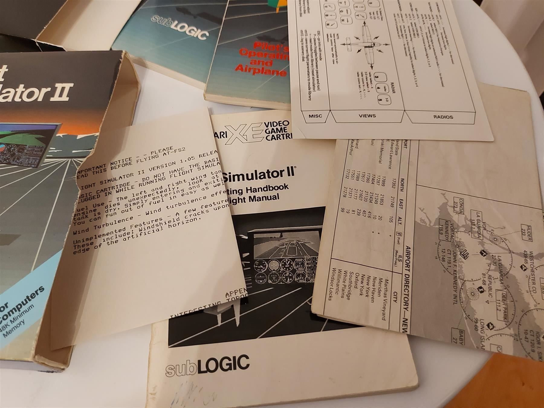 Giochi: Flight Simulator 2 Atari 400 XL Box ohne – Usato da Aarau venduto da Kaesekuchen2000 2