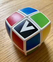 V Cube 2x2 Zauberwürfel bunt perfekter Zustand