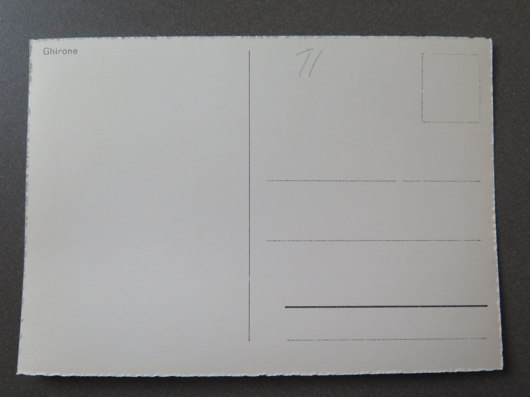 Cartoline postali: GHIRONE – Usato da Wittenbach venduto da lipasal 1