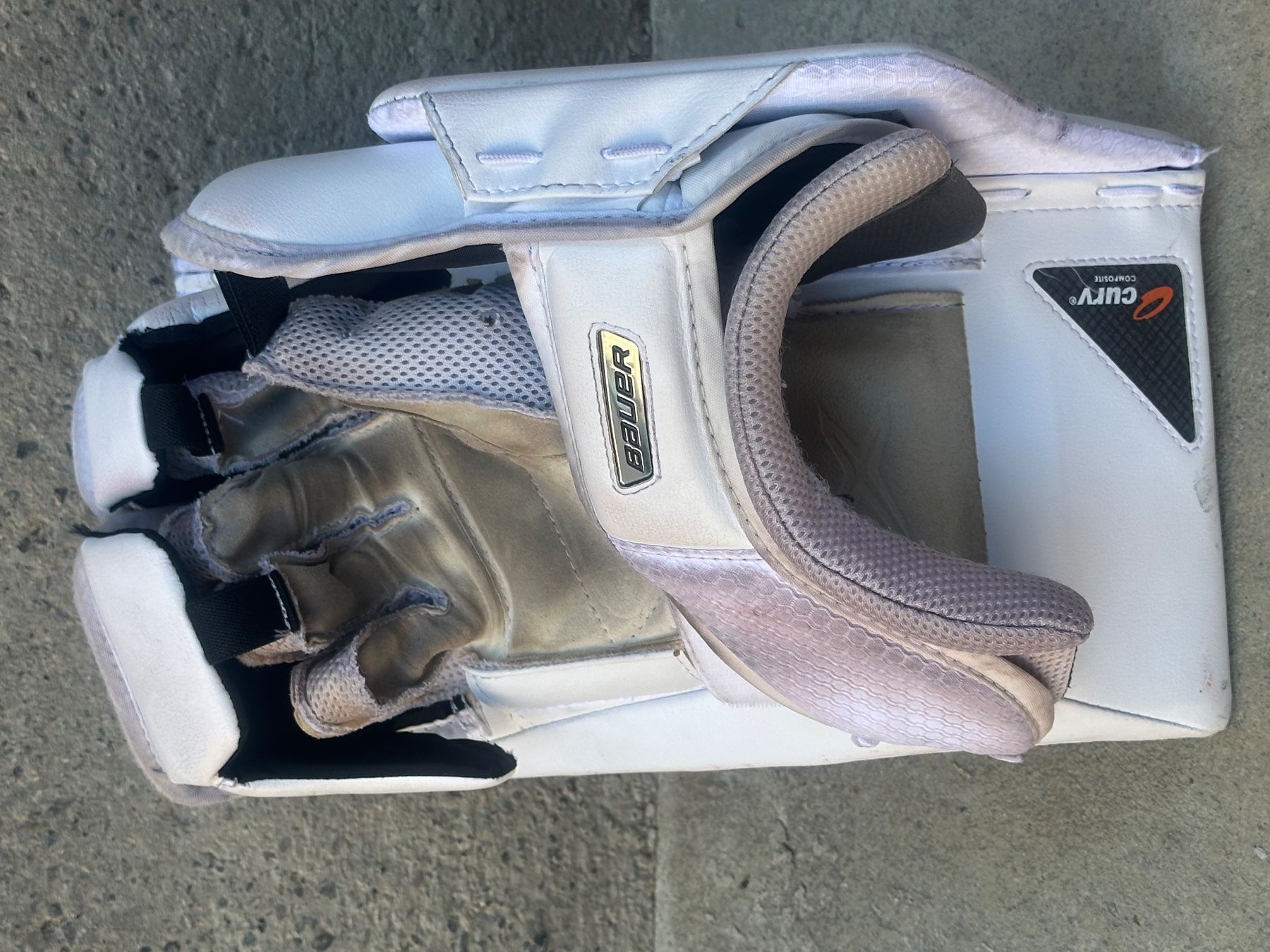 Guanti & manicotti: Eishockey Torhüter Blocker rechts. – Usato da Messen venduto da her_6hk6 2