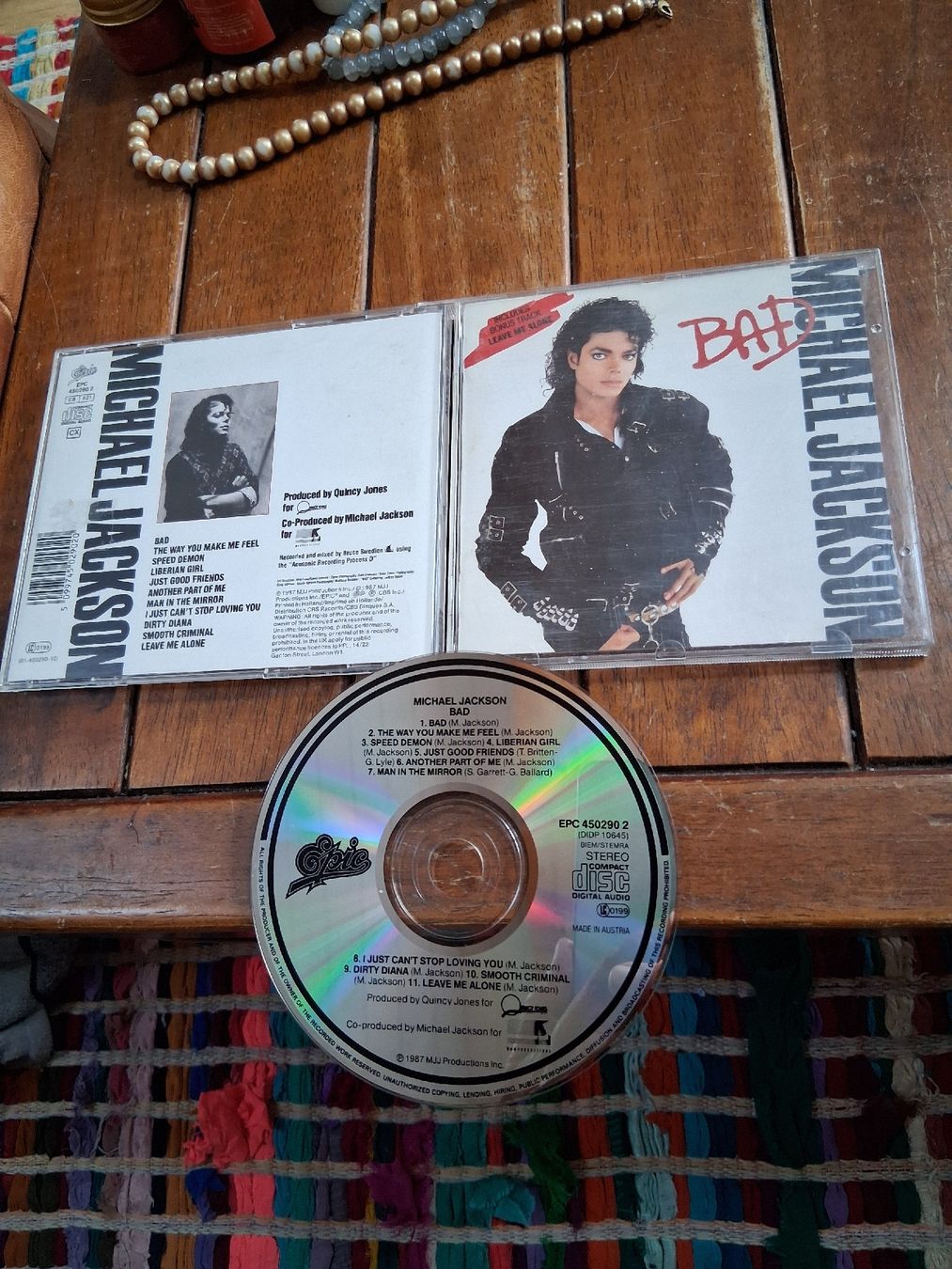 CDs: Michael Jackson- Bad  – Gebraucht aus St-Cergue von VeganWarrior