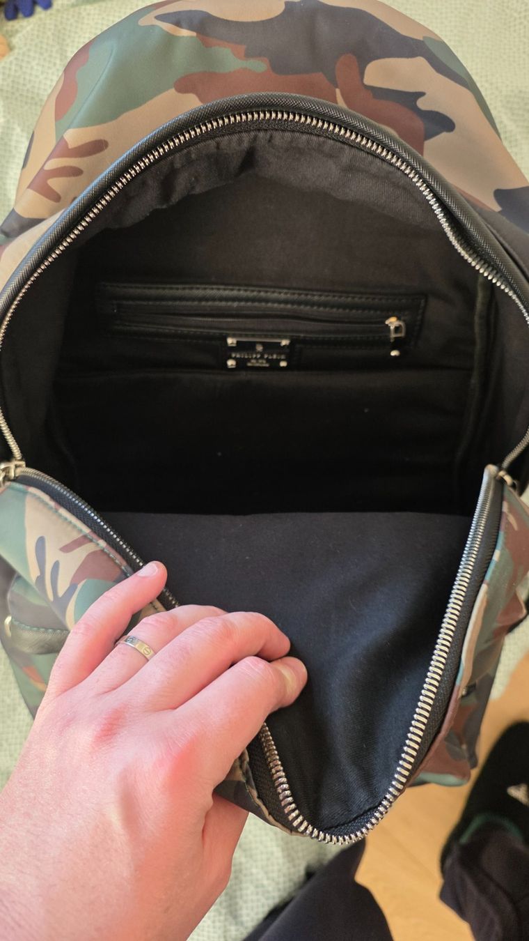 Philipp Plein Zaini: Philipp Plein Camouflage Rucksack – Usato da Horgen venduto da Biffy2010 3
