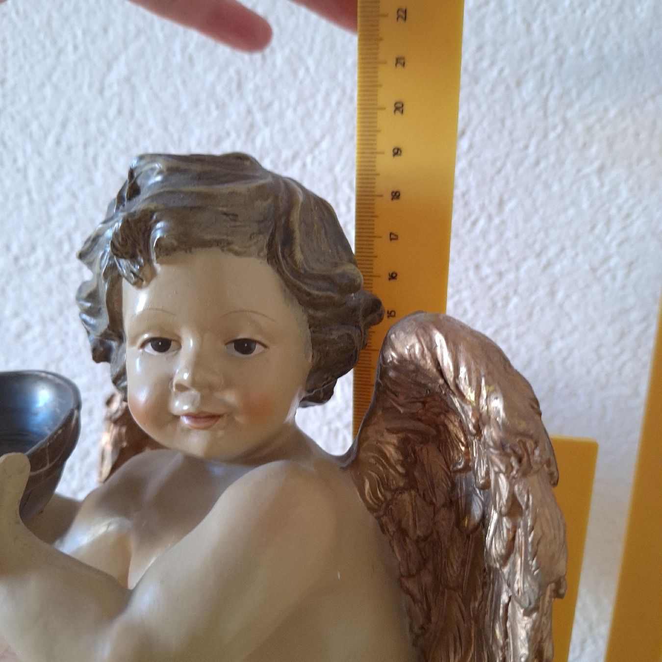 Statuette: Versand möglich.  Herziger, sitzender Engel – Usato da Winterthur venduto da Goldpipau 9