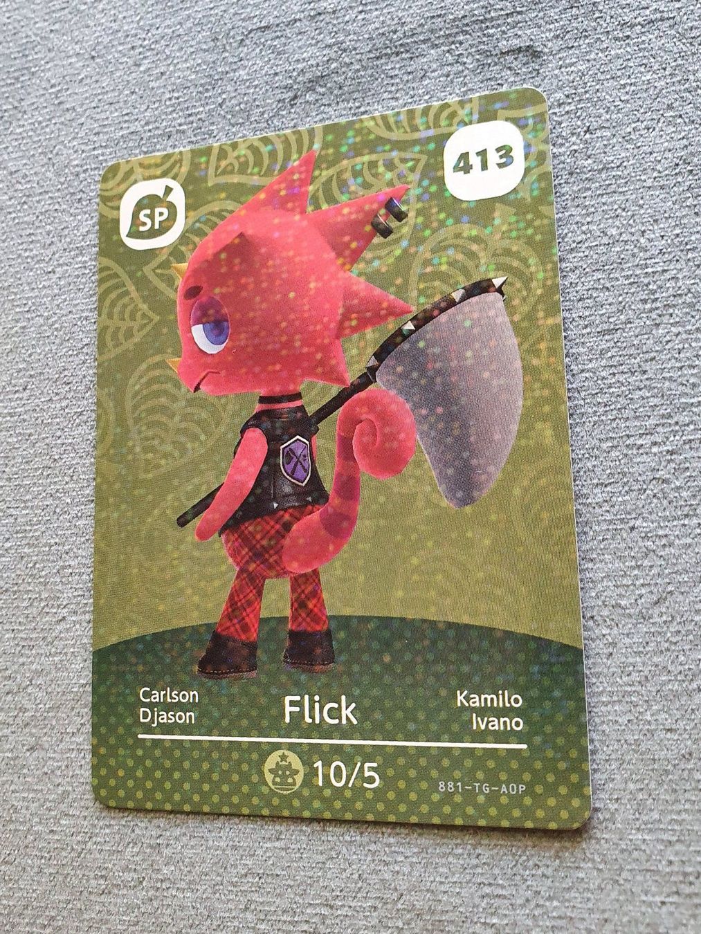 Cartoline: Carte amiibo Série 5 - Flick #413 – Nuovo (secondo la descrizione) da Cossonay-Ville venduto da cba_69tt 1