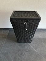 Wäschekorb schwarz edel