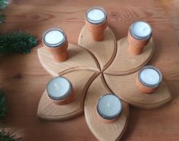 Adventskranz Kerzenständer