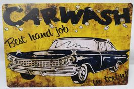 Blechschild Car Wash 1959 Buick Electra Le sabre Invicta