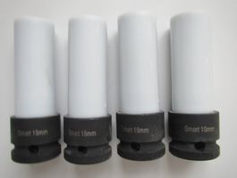 4 HUBITOOL SCHLAGSCHRAUBER STECKSCHLÜSSEL SMART 15MM