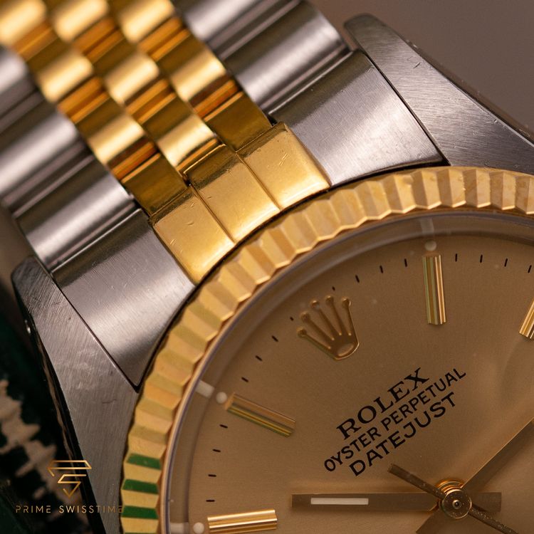 Rolex Orologi: Rolex Datejust 36 Champagne Dial / 16013 / 1987/ Full Set – Usato da Luzern venduto da PrimeSwissTime 3