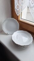 Dessertteller, Tirschenreuth, Weiss 6 stk Neu