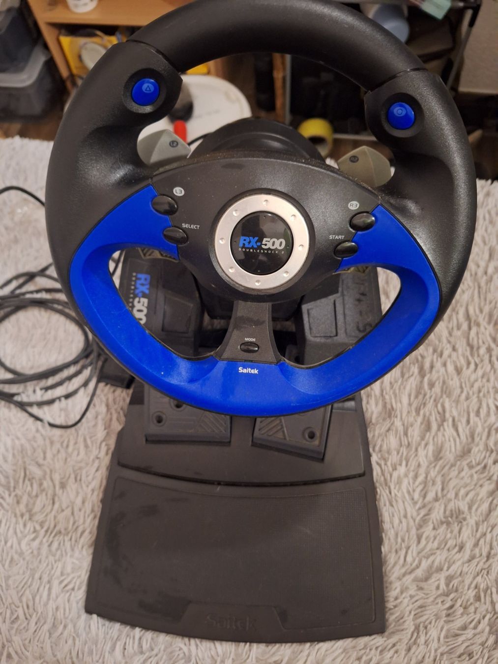 Sony Console: Volant PS2 Saitek RX-500 DoubleShock 2 – Nuovo (secondo la descrizione) da noes venduto da kri_g7m6