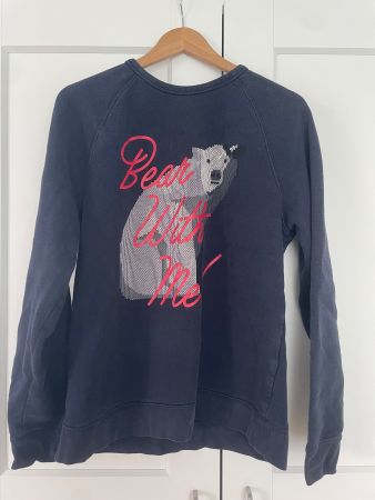 H&M Pullover, Grösse M, dunkelblau, Bär - Super Zustand!
