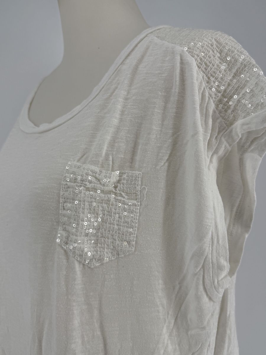 T-shirt: Shirt mit Pailletten Gr. M – Usato da Auenstein venduto da moin. 1