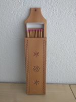 Streichholzschachtel-Halter aus Holz, Handarbeit