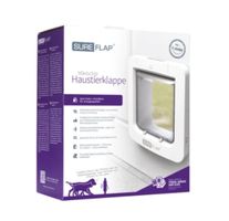 Sure Flap XXL Mikrochip Haustierklappe weiss neu