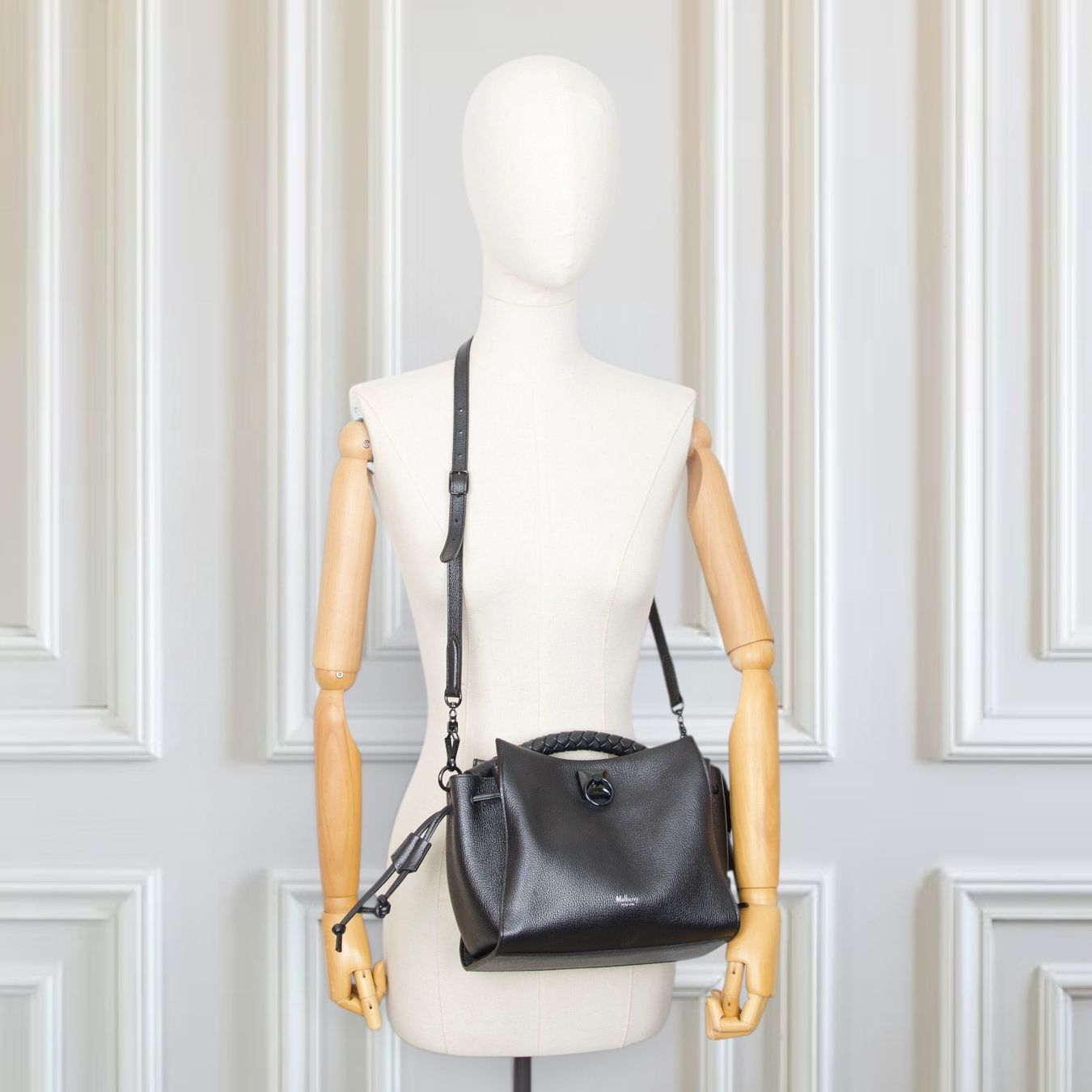Mulberry Sacs femmes: Mulberry Small Iris Two-way schwarz metallic – D'occasion à Binningen par Designerlabels 1
