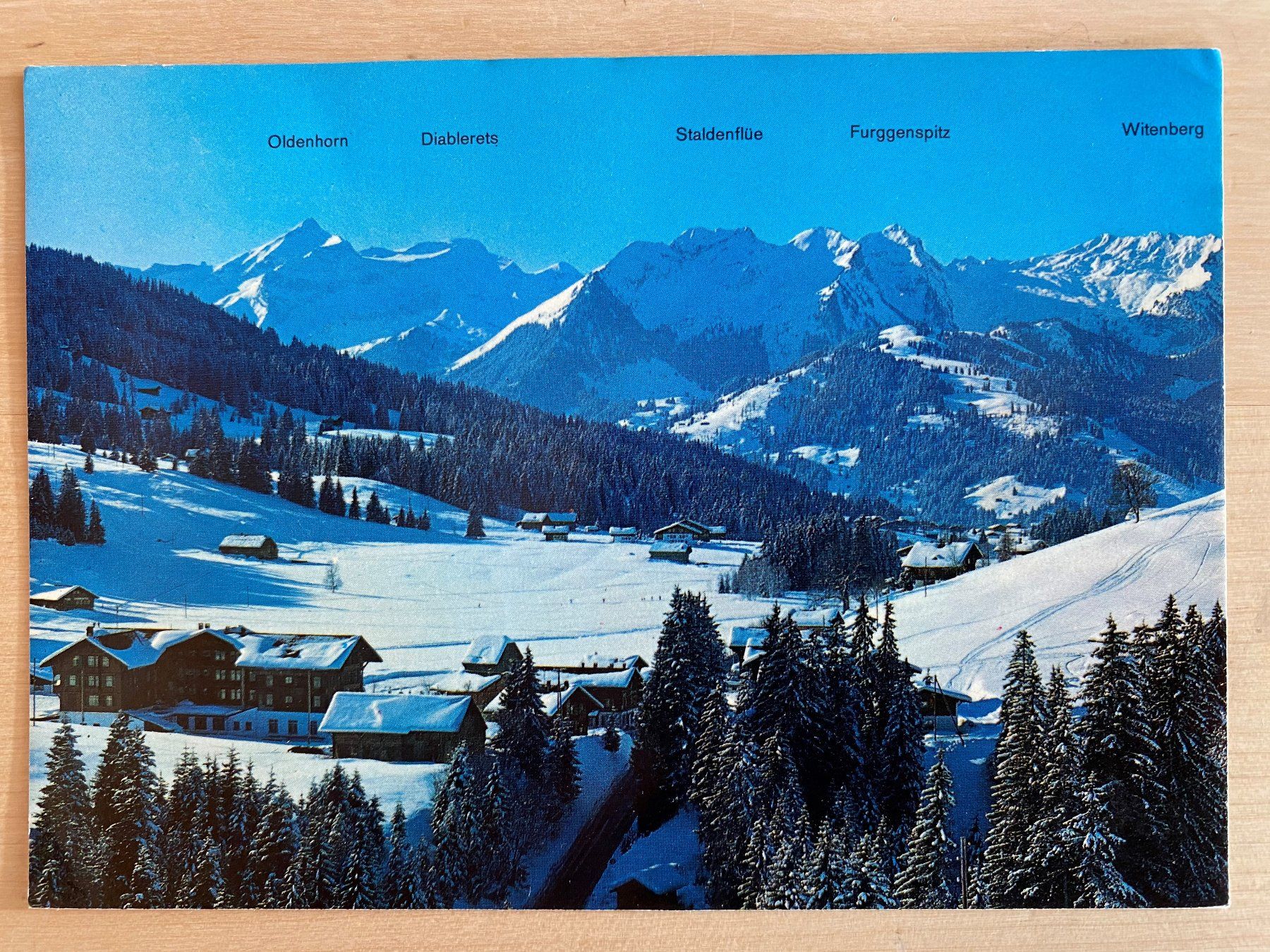 Cartoline postali: AK Saanenmöser BE (1981) – Usato da deitingen venduto da popcorn02
